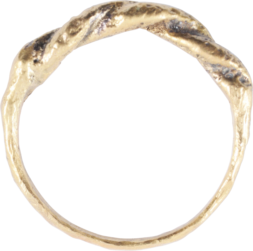 VIKING WARRIOR’S ROPED OR TWIST RING, C.866-1067 AD, SIZE 10 ¾ - The History Gift Store