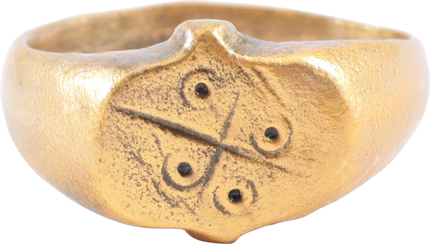 SCOTTISH MAN’S RING C.1300-1500, SIZE 10 ¼ - Fagan Arms
