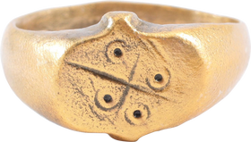 SCOTTISH MAN’S RING C.1300-1500, SIZE 10 ¼ - Fagan Arms