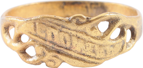 EASTERN EUROPEAN/BALKAN SWEETHEART RING, SIZE 10 ¾ - The History Gift Store
