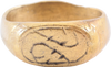 ROMAN SORCERER’S RING, 1ST CENTURY BC-1ST CENTURY AD, SIZE 5 - The History Gift Store