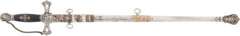 KNIGHTS TEMPLAR SWORD, LATE 19TH CENTURY - The History Gift Store