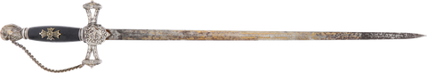 KNIGHTS TEMPLAR SWORD, LATE 19TH CENTURY - The History Gift Store