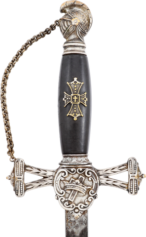 KNIGHTS TEMPLAR SWORD, LATE 19TH CENTURY - The History Gift Store
