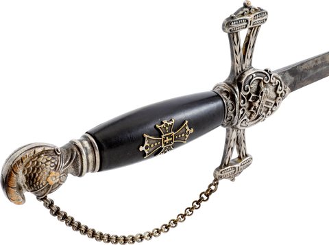 KNIGHTS TEMPLAR SWORD, LATE 19TH CENTURY - The History Gift Store