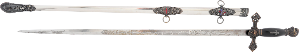 KNIGHTS TEMPLAR SWORD, PRE WWI - The History Gift Store