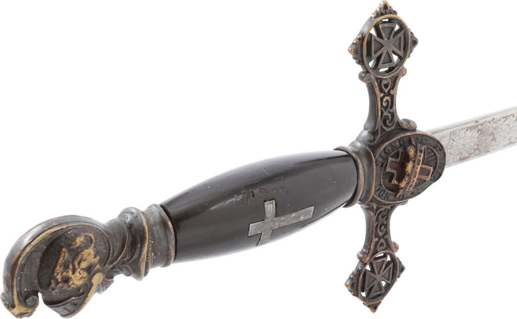 KNIGHTS TEMPLAR SWORD, PRE WWI - The History Gift Store