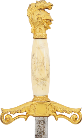 FINE KNIGHTS TEMPLAR SWORD, LATE 19TH CENTURY - The History Gift Store