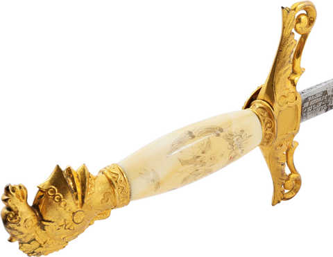 FINE KNIGHTS TEMPLAR SWORD, LATE 19TH CENTURY - The History Gift Store