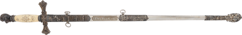 KNIGHTS TEMPLAR SWORD C.1890-1910 - The History Gift Store
