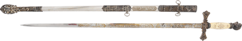 KNIGHTS TEMPLAR SWORD C.1890-1910 - The History Gift Store