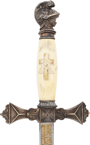 KNIGHTS TEMPLAR SWORD C.1890-1910 - The History Gift Store