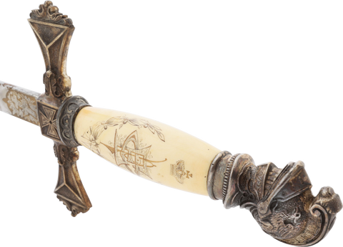 KNIGHTS TEMPLAR SWORD C.1890-1910 - The History Gift Store