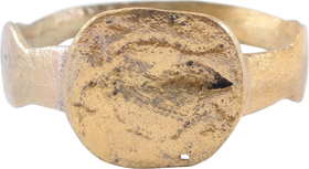 MEDIEVAL EUROPEAN RING, 8TH-11TH CENTURY AD, SIZE 8 ¾ - Fagan Arms