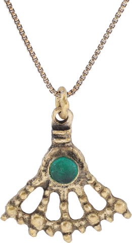 ROMAN WHEEL OF FORTUNE AMULET NECKLACE, 300-450 AD - Fagan Arms