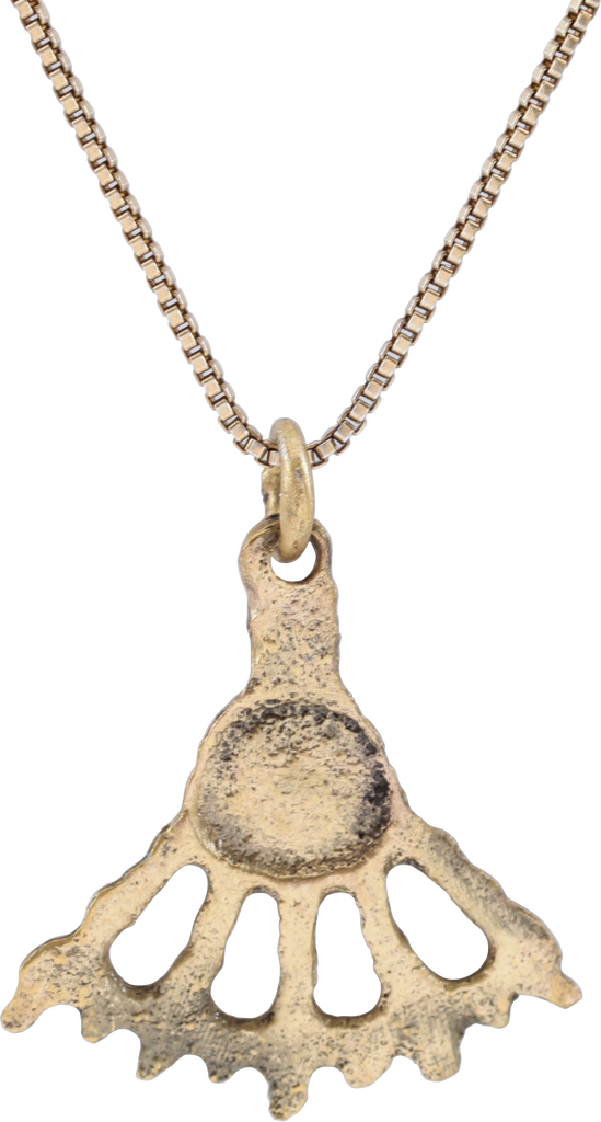 ROMAN WHEEL OF FORTUNE AMULET NECKLACE, 300-450 AD - Fagan Arms