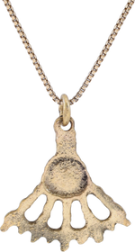 ROMAN WHEEL OF FORTUNE AMULET NECKLACE, 300-450 AD - Fagan Arms