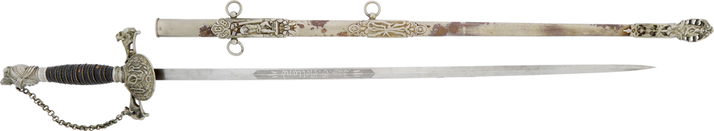 AMERICAN SECRET SOCIETY SWORD - The History Gift Store