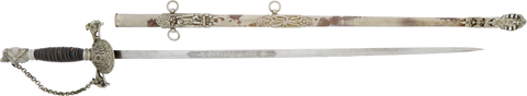 AMERICAN SECRET SOCIETY SWORD - The History Gift Store