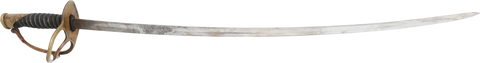 AMERICAN MILITIA CAVALRY OFFICERS SWORD, 1870’S-80’S - The History Gift Store