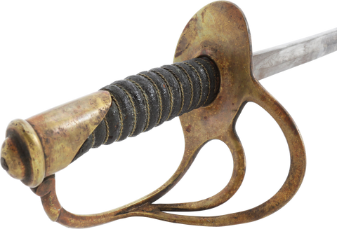 AMERICAN MILITIA CAVALRY OFFICERS SWORD, 1870’S-80’S - The History Gift Store