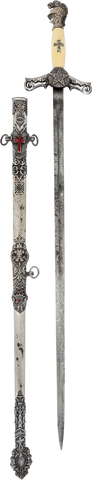 19TH-EARLY 20TH CENTURY KNIGHTS TEMPLAR SWORD - Fagan Arms