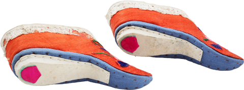 CHINESE LADY’S SHOES FOR BOUND FEET (FOOT BINDING) - The History Gift Store