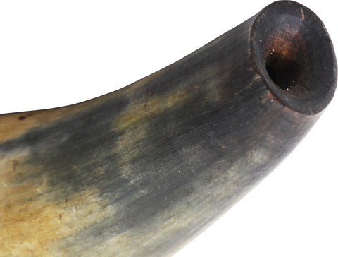 COLONIAL AMERICAN PRIMING HORN - The History Gift Store