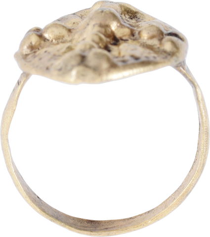 SUPERB VIKING SHIELD RING, 9TH-11TH CENTURY AD, SIZE 9 ½ - The History Gift Store