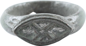 ROMAN SIGNET RING C.100-400AD, SIZE 4 - Fagan Arms