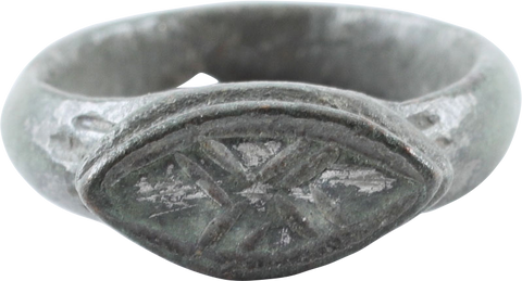 ROMAN SIGNET RING C.100-400AD, SIZE 4 - Fagan Arms