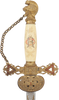 PRESENTATION KNIGHTS TEMPLAR SWORD WITH SPELLING ERROR! - The History Gift Store