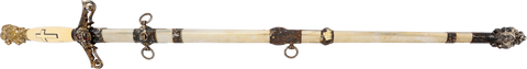 FINE ANTIQUE FREEMASON’S SWORD - The History Gift Store