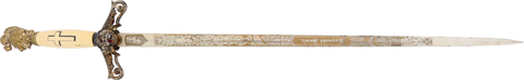 FINE ANTIQUE FREEMASON’S SWORD - The History Gift Store