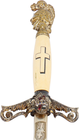 FINE ANTIQUE FREEMASON’S SWORD - The History Gift Store