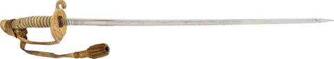 US M.1852 NAVAL OFFICER'S SWORD - The History Gift Store