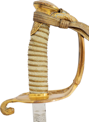 US M.1852 NAVAL OFFICER'S SWORD - The History Gift Store