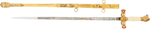 FINE KNIGHTS TEMPLAR SWORD, C. 1925-30 - The History Gift Store