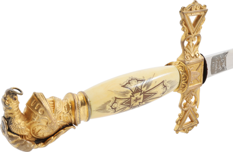 FINE KNIGHTS TEMPLAR SWORD, C. 1925-30 - The History Gift Store