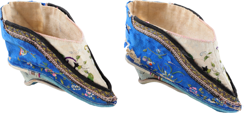 CHINESE LADY’S SHOES FOR BOUND FEET (FOOT BINDING), 19TH-EARLY 20TH CENTURY - Fagan Arms