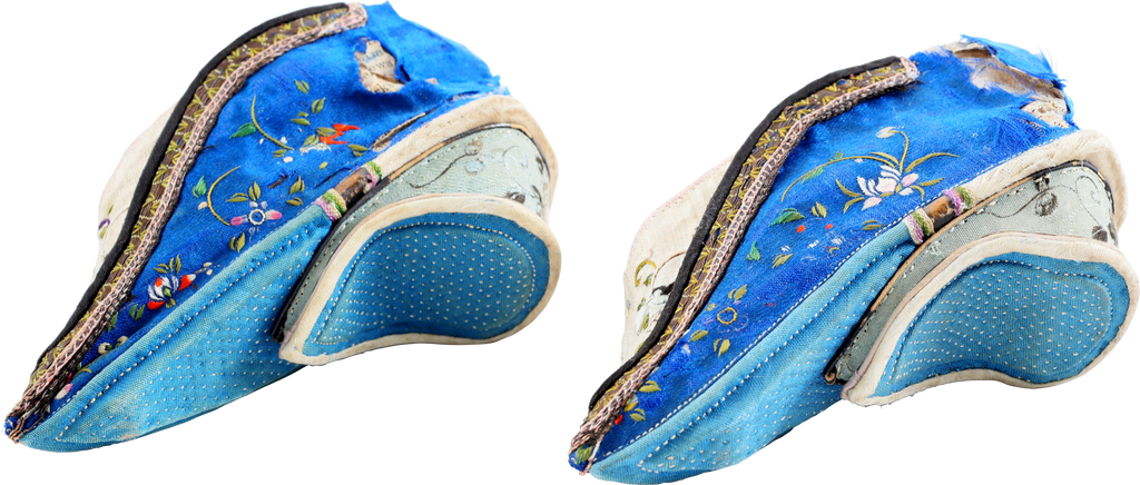 CHINESE LADY’S SHOES FOR BOUND FEET (FOOT BINDING), 19TH-EARLY 20TH CENTURY - Fagan Arms