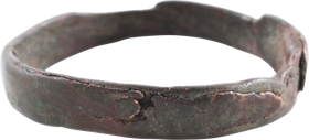 RARE VARIATION VIKING WEDDING RING C.750-950 AD, SIZE 8 ¾ - The History Gift Store