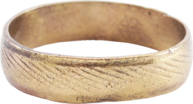 FINE VIKING WEDDING RING, C.850-1050 AD, SIZE 7 ¾ - The History Gift Store