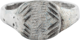 MEDIEVAL ENGLISH RING, C.400-700 AD, SIZE 9 - Fagan Arms