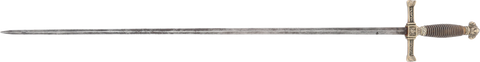 SPANISH SILVER HILTED CAVALRY OFFICER’S SWORD MODEL 1851 - The History Gift Store