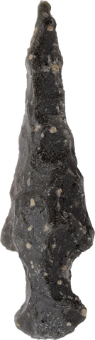 FINE PRE-COLUMBIAN OBSIDIAN ARROWHEAD - The History Gift Store