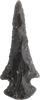 FINE PRE-COLUMBIAN OBSIDIAN ARROWHEAD - The History Gift Store