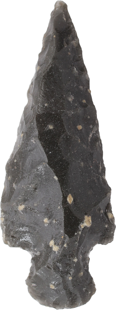 FINE PRE-COLUMBIAN OBSIDIAN ARROWHEAD - The History Gift Store