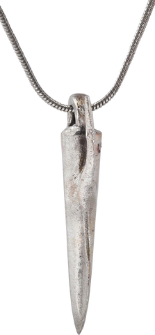 FINE GREEK SOCKETED ARROWHEAD NECKLACE 690-250 BC - Fagan Arms