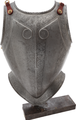 FINE NORTH ITALIAN BREASTPLATE C.LATE 16TH-17TH CENTURY - The History Gift Store